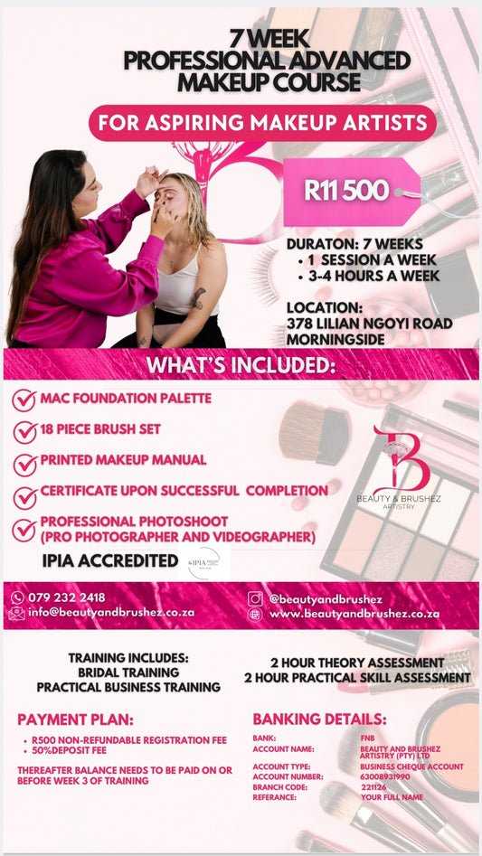 7 Week Pro Intensive Makeup Artistry