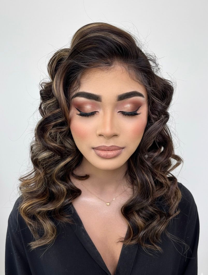 Full Glam Makeup + Hair - Beauty and Brushez